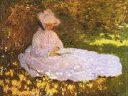 A Woman Reading, Claude Monet